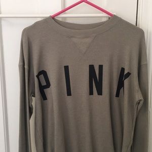 Olive Green !!!!Victoria Secret - PINK long sleeve